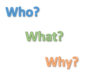developing a personal mission statement with 'who what why'